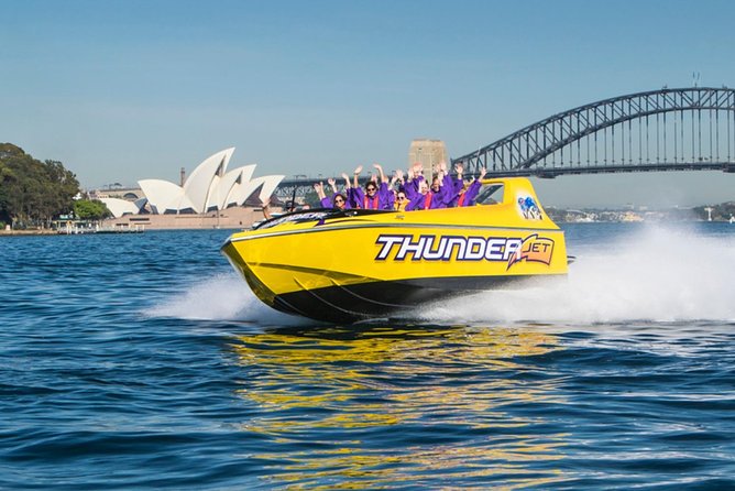 30-Minute Sydney Harbour Jet Boat Ride on Thunder Twist - Taronga Zoo and Rose Bay: where the harbour turns scenic