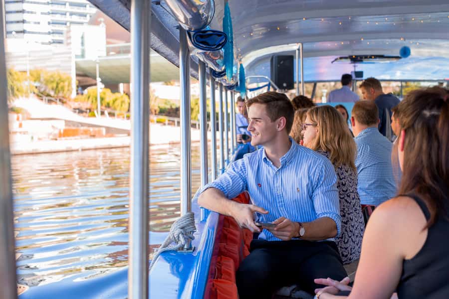 Adelaide: River Torrens Popeye Sightseeing Cruise - From safety talk to cruising: what the 45 minutes actually feels like