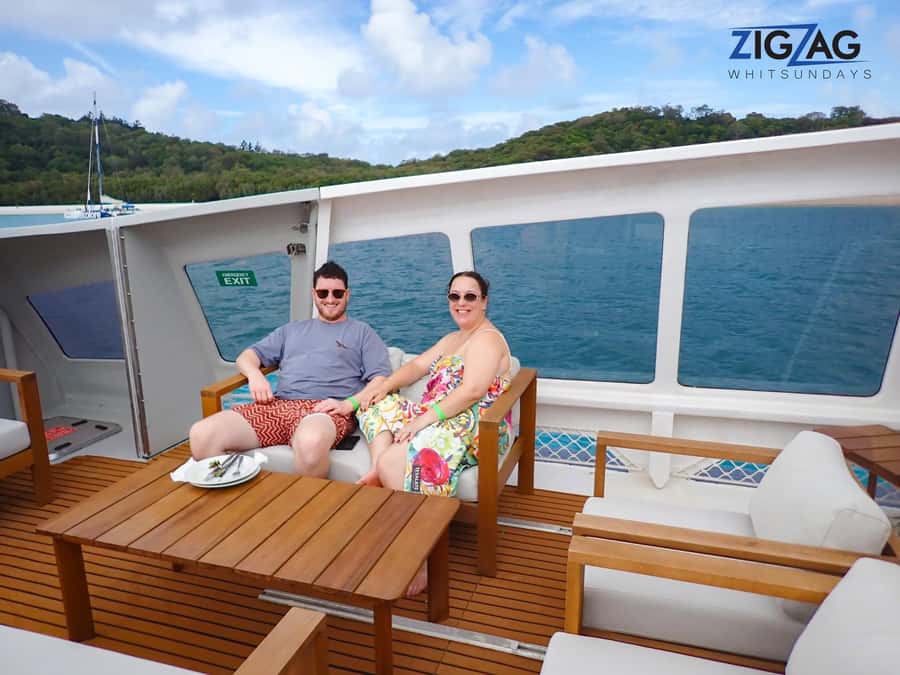Airlie Beach: Whitehaven Beach Day Tour with Snorkel Option - First stop: Whitsunday Islands National Park swimming time
