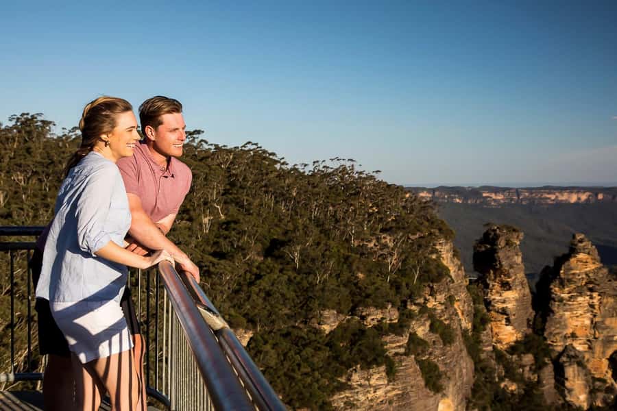 Blue Mountains Sunset Waterfalls Wildlife Tour From Sydney - Lincoln’s Rock sunset: where the sky decides how epic it is
