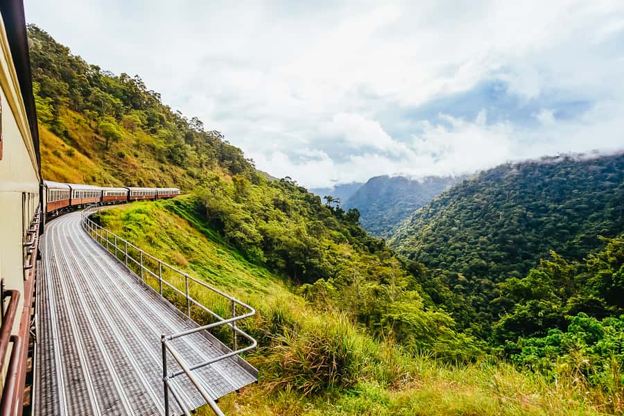 From Cairns: Self-Guided Kuranda Trip with Train and Skyrail - Kuranda Scenic Railway: mountains, rainforest, and why it feels different from roads