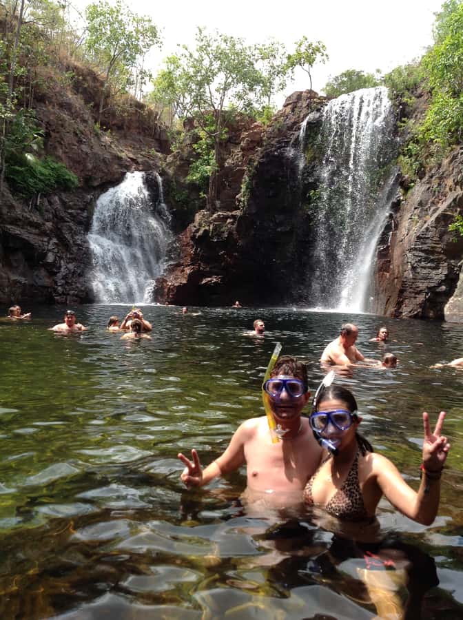 From Darwin: Litchfield Park Tour & Jumping Crocodile Cruise - Termite mounds at Litchfield: odd, cool, and very NT
