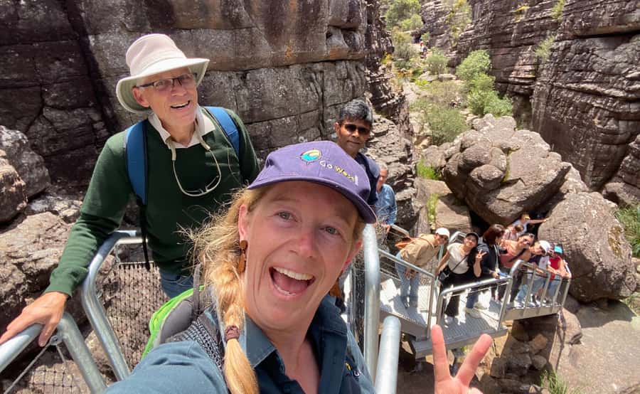 Grampians National Park Small-Group Eco Day Tour - Grand Canyon Walk: rock walls and a real geological wow