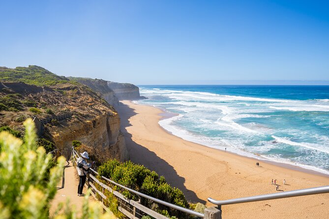Great Ocean Road Reverse Itinerary Boutique Tour - Max 11 Guests - Gibson Steps: the beach-level view of the cliffs