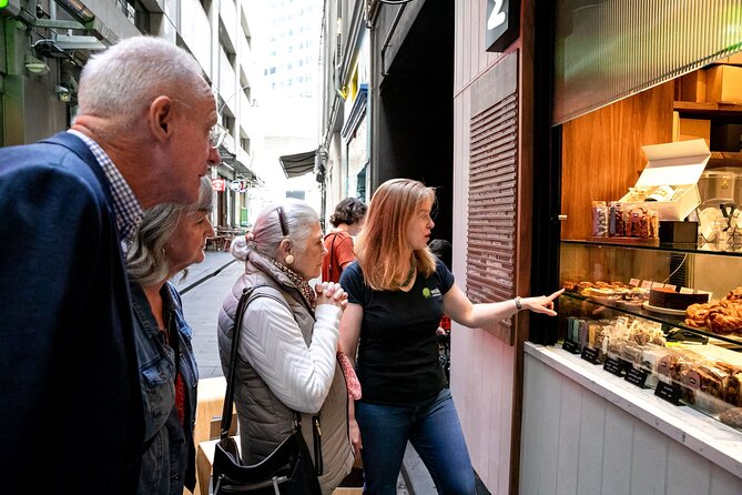 Melbourne Foodie Discovery Walking Tour - Royal Arcade sweetness and the 1932 building taste stop