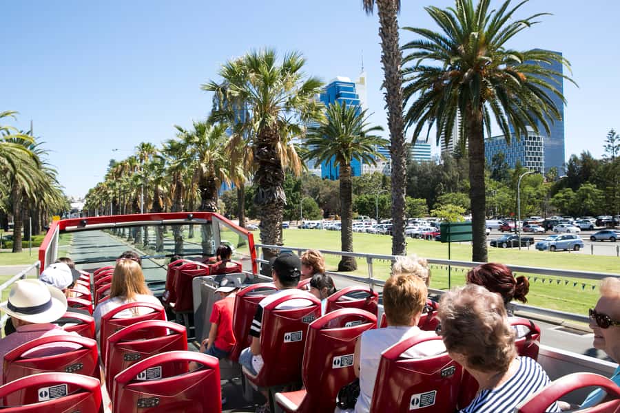 Perth: Hop-on Hop-off Sightseeing Bus Ticket - Open-top views, comfort in real weather, and photo rules that help