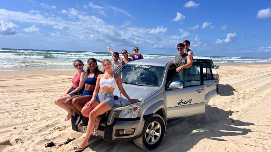 Rainbow Beach: 3-Day K'gari (Fraser Island) 4WD Adventure - Lake McKenzie: brilliant blue water, white sand, and time that doesn’t feel rushed