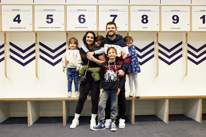 The Optus Stadium Tour - Victory Lounge and top views over Swan River and Perth skyline