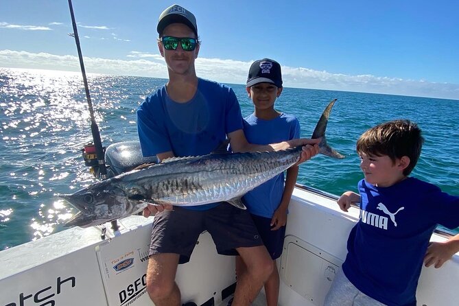 1/2 Day 5 Hour Offshore Fishing Charter - The 36 ft Cougar catamaran vibe on a 5-hour offshore charter