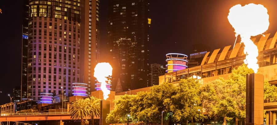 1.5Hr Yarra River Crown Flames and City Lights Cruise - From Docklands to the Yarra: how the 90 minutes feel in real time