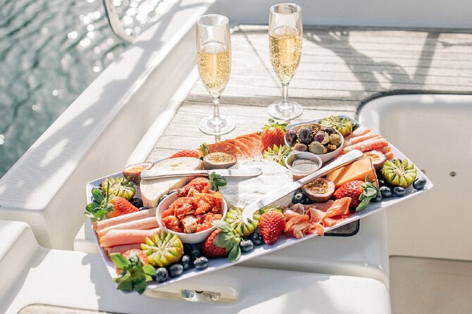 2 1/2 Hr Private Skippered Yacht Charter and Platter on Pittwater - Lunch on the yacht: platters that fit real appetites