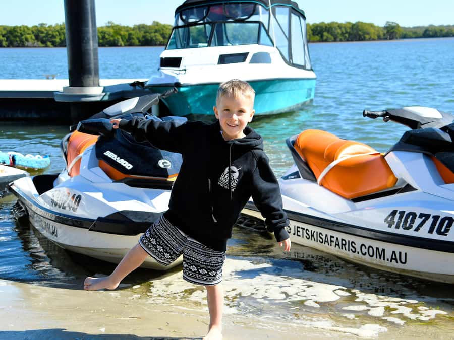 2.5-Hour Ultimate Jet Ski Safari to North Stradbroke Island - Wildlife spotting without getting annoying about it