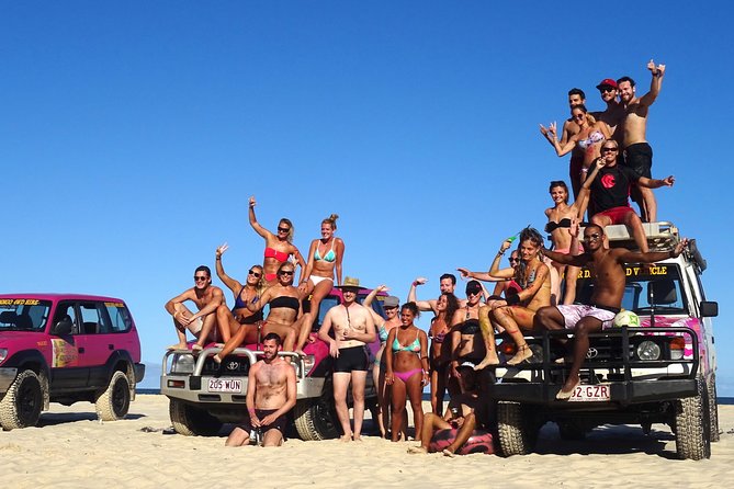 3 Day PINK4WD Tagalong Tour - K'gari/Fraser Island - The Maheno shipwreck and coloured sands: photo stops worth planning for