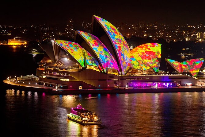 4-hour Vivid Latin Fiesta Dinner Cruise Shared Experience - Dinner on Board: 3 Courses, Buffet Style, Simple (In a Good Way)