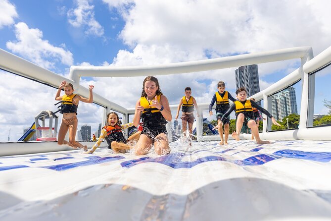 50 Minutes, Southport GC Aqua Park Inflatable Water Activity - Staff, lifeguards, and making the most of busy times