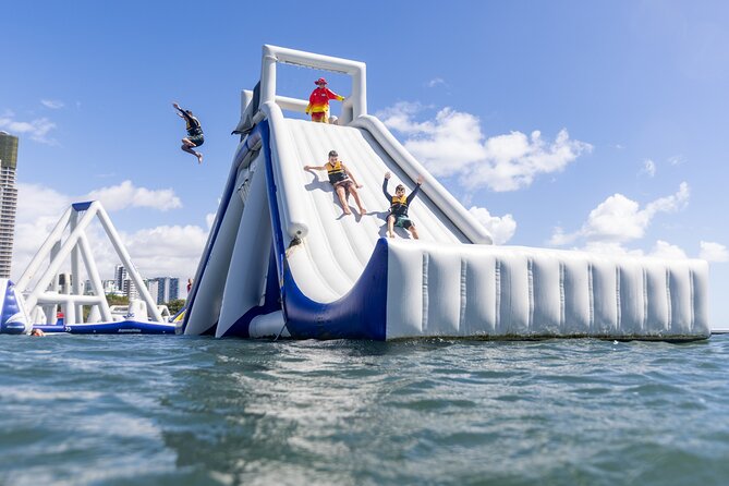 50 Minutes, Southport GC Aqua Park Inflatable Water Activity - Safety rules and swim skills you should actually plan for