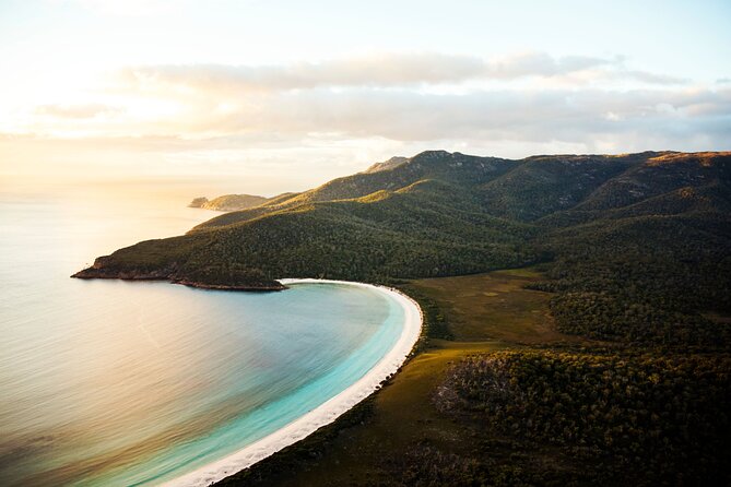 A Day At Wineglass Bay - Honeymoon Bay swim: when granite rocks meet white sand