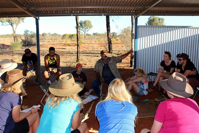 Aboriginal Homelands Experience - Rock waterholes, old park gates, and the terrain-as-story stops
