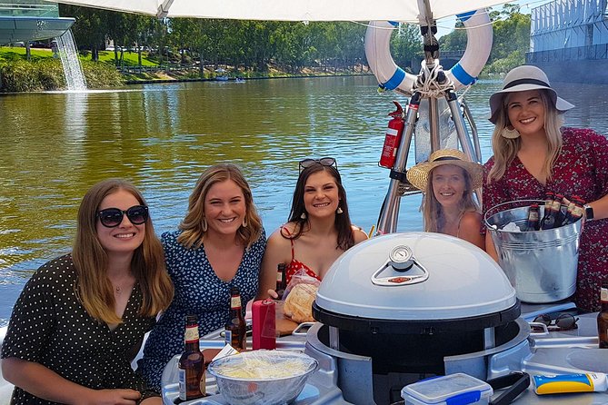 Adelaide 2-Hour BBQ Boat Hire for 3-6 People - Safety, Life Jackets, and Comfort on a Small Boat