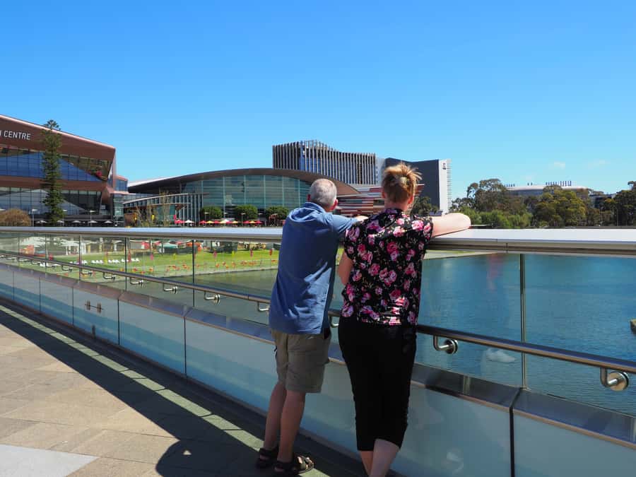 Adelaide: City, Adelaide Hills Villages, and Hahndorf Tour - National Wine Centre free time: the easiest way to taste the region