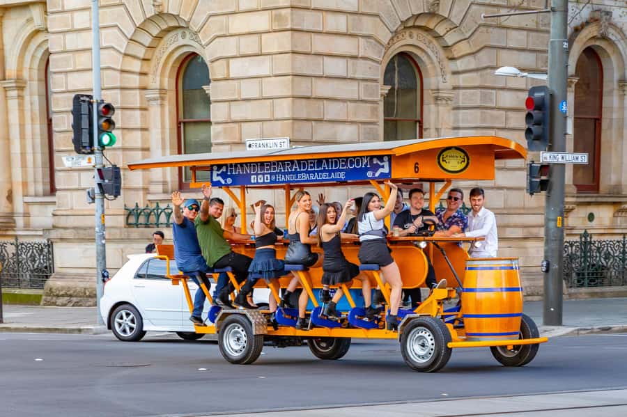 Adelaide: HandleBar Bike Tour with Pub Stops & Dinner Option - Key things to know before you ride