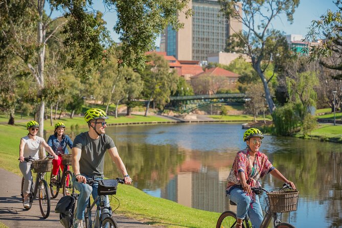 Adelaide Scenic E-Bike Tour and Wine Tasting - Historic pass-by stops: Zoo, Adelaide Uni, North Terrace, and Old Gaol context