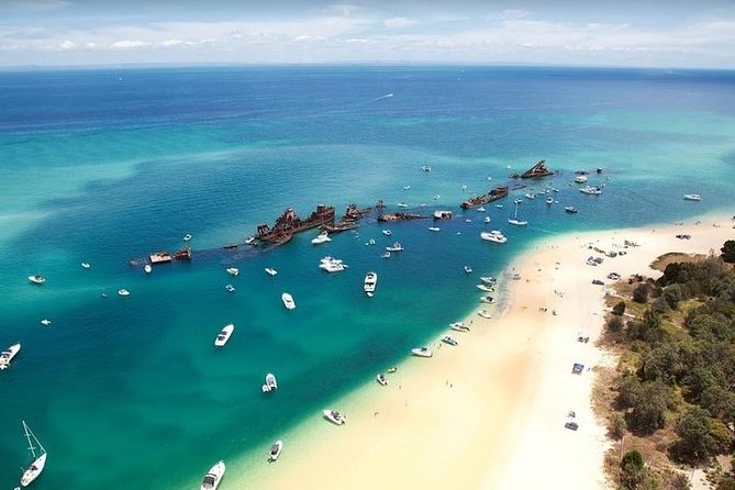Adventure Moreton Island Wrecks Adventure Package - Ferry to Tangalooma: a crisp start at 7:30 am