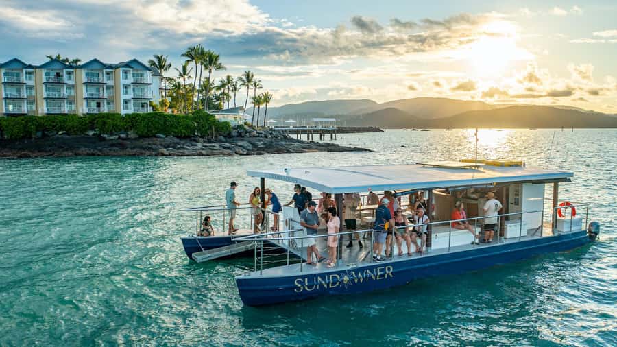 Airlie Beach: 2-Hour Sunset Cruise with Sparkling Wine - Where You Board in Airlie: Coral Sea Marina Meeting Point B