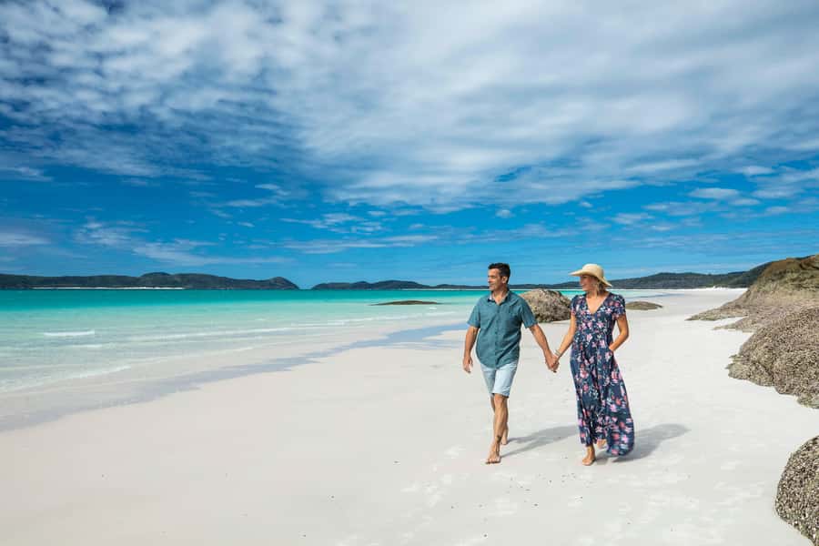 Airlie Beach: Adults-Only Whitehaven Beach Sailing Tour - Your morning start: tea, scones, and getting out past the harbor