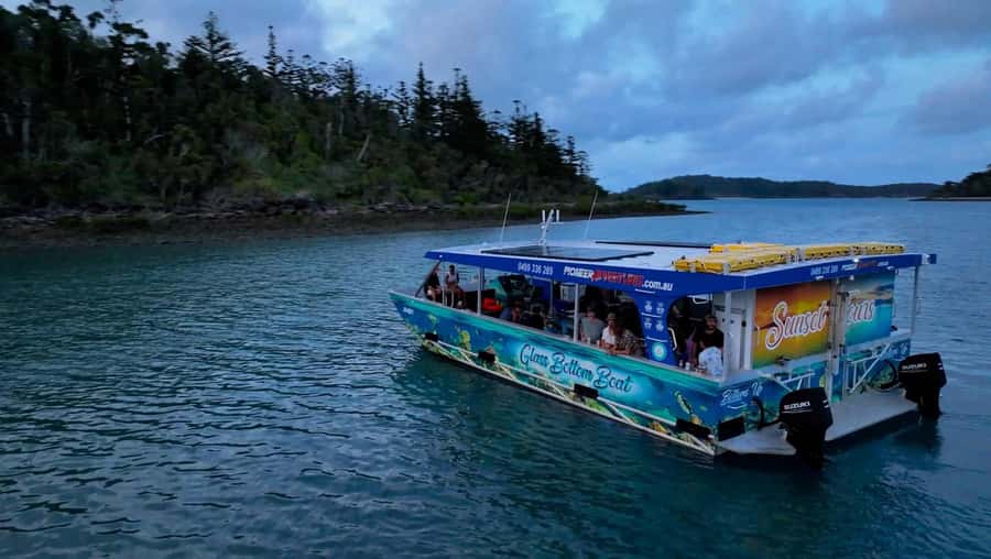 Airlie Beach: Glass-Bottom Boat Night Tour - The glass-bottom setup: watching the reef without getting wet