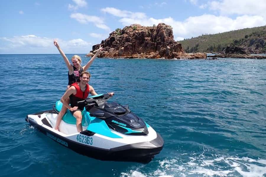 Airlie Beach Jet Ski Tours - Entering Port of Airlie: Where the tour actually starts