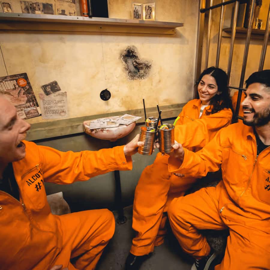 Alcotraz Melbourne: World’s First Prison-Themed Cocktail Bar - Alcotraz Melbourne in plain terms: a prison-themed cocktail bar game