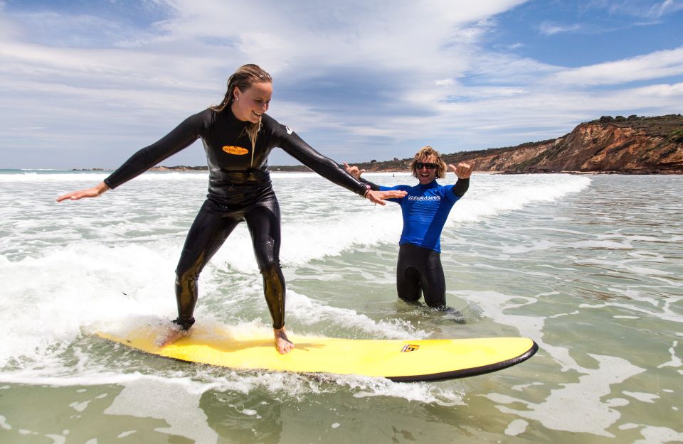 Anglesea: 2 Hour Surf Experience on the Great Ocean Road - Pop-up coaching: the step-by-step moment people remember