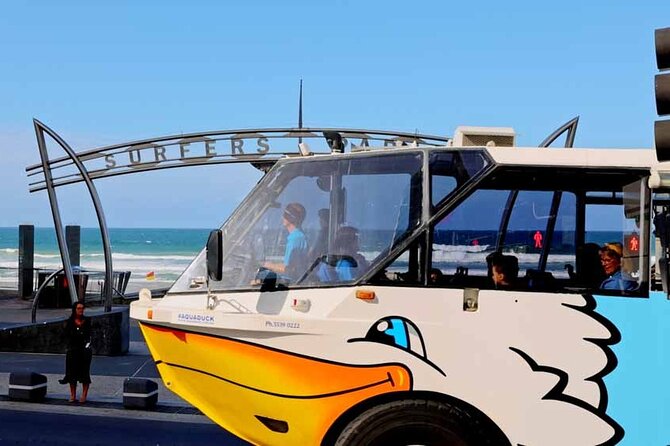 Aquaduck Gold Coast 1 hour City and River Tour - Kids get real time at the wheel: why this works so well