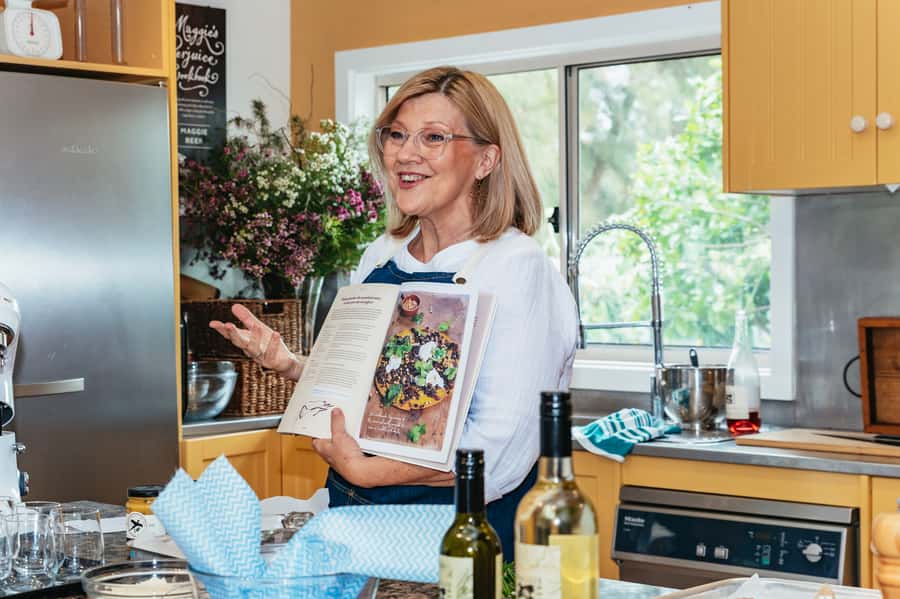 Barossa Valley: Interactive Cooking Class - Entering the Farmshop: sparkling welcome and the Maggie Beer story