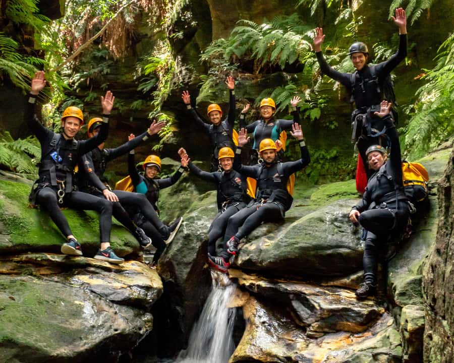 Blue Mountains: Abseiling and Canyoning Experience - The finale: a 30-metre waterfall abseil for real photos (and real bragging rights)