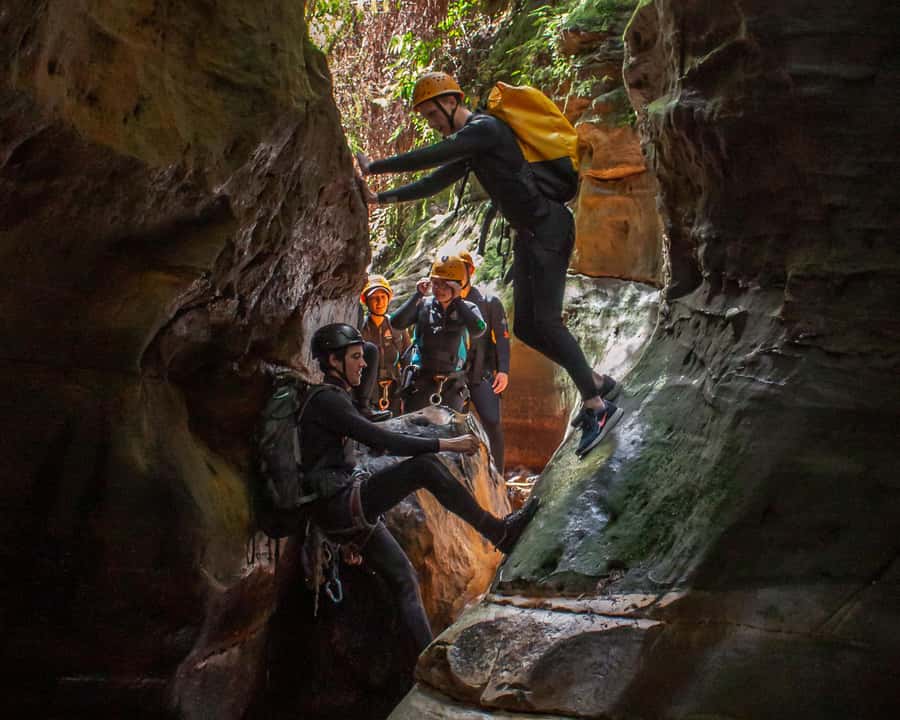 Blue Mountains: Abseiling and Canyoning Experience - Where the day starts: Katoomba convenience (and no guesswork)