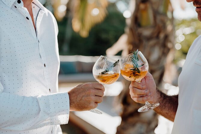 Boab and Myrtle Chandon High Tea in Broome - The Grand Marnier flambéed camembert show: theatre that has food behind it