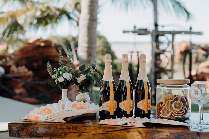 Boab and Myrtle Chandon High Tea in Broome - Getting there and group feel: pickup, mobile tickets, and max 30
