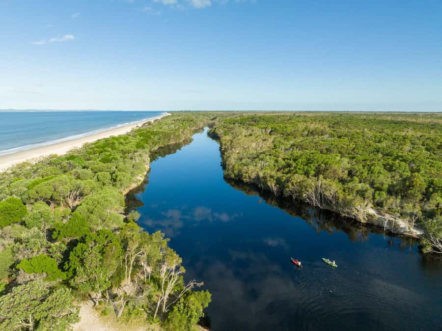 Bribie Island: 4WD, Kayak, and WWII Bunker Tour - Coastal Stops, Dolphins Offshore, and Welsby Lagoon Views