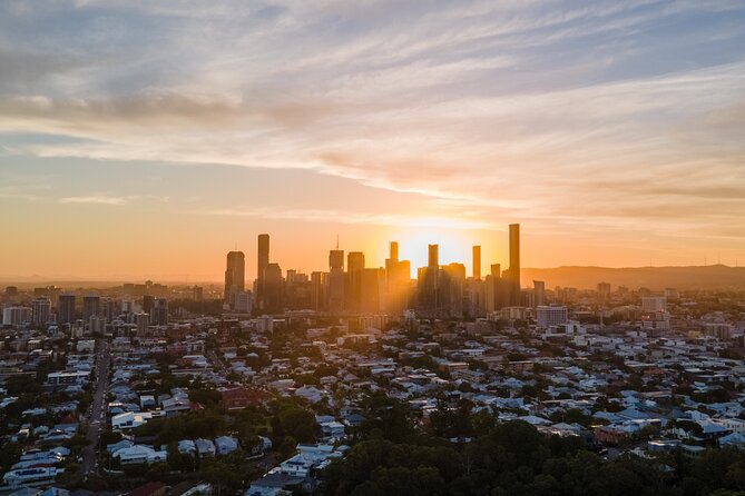 Brisbane City - Private Helicopter Sunset Flight - 25min - Roma Street Parklands U-turn and the Brisbane River sweep