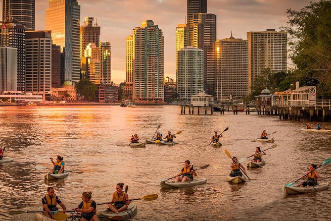 Brisbane City Twilight Kayak - Getting set up at Riverlife Adventure Centre in Kangaroo Point