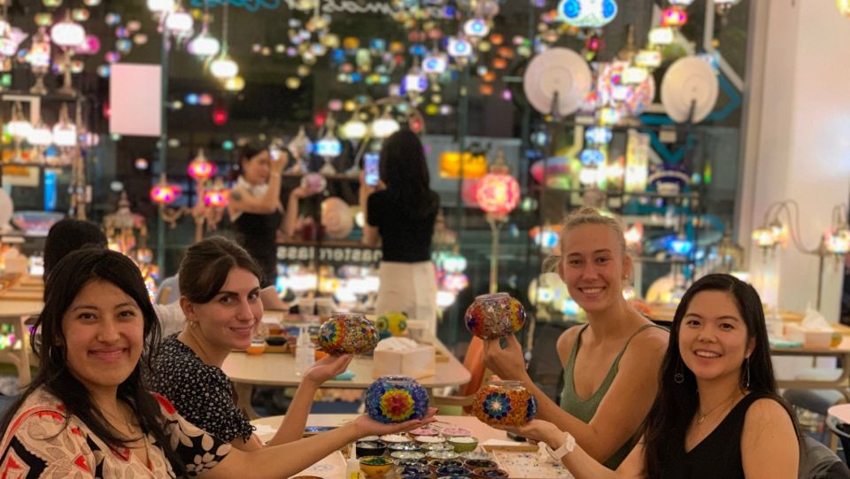Brisbane: Mosaic Art Classes - Turkish Lamp Workshop - Designing your pattern: color harmony and geometric thinking