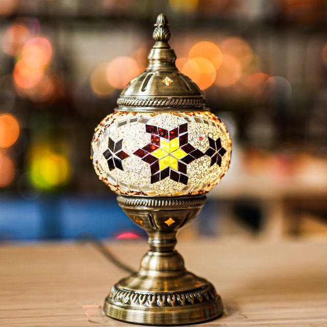 Brisbane: Mosaic Art Classes - Turkish Lamp Workshop - Finishing and taking your mosaic lamp home