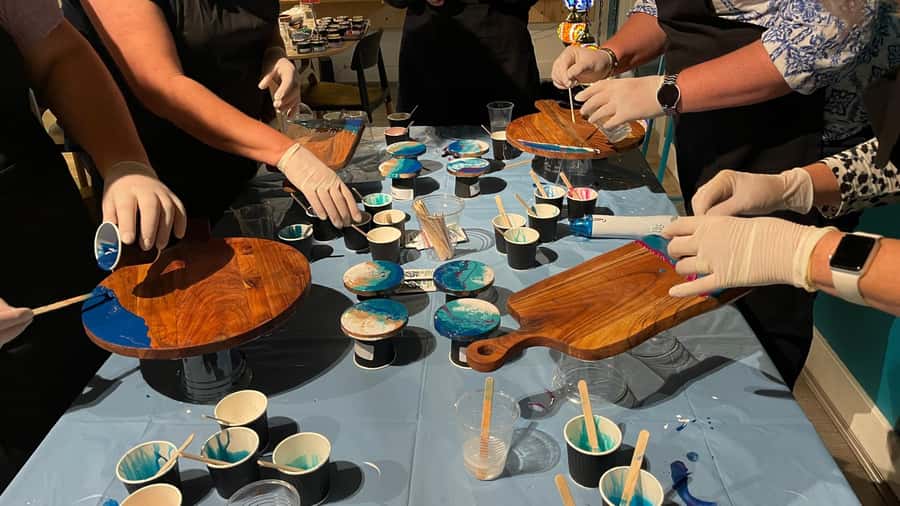 Brisbane: Resin Art Classes - Cheeseboards & Coasters - Price and Value: Is $98 Worth It?