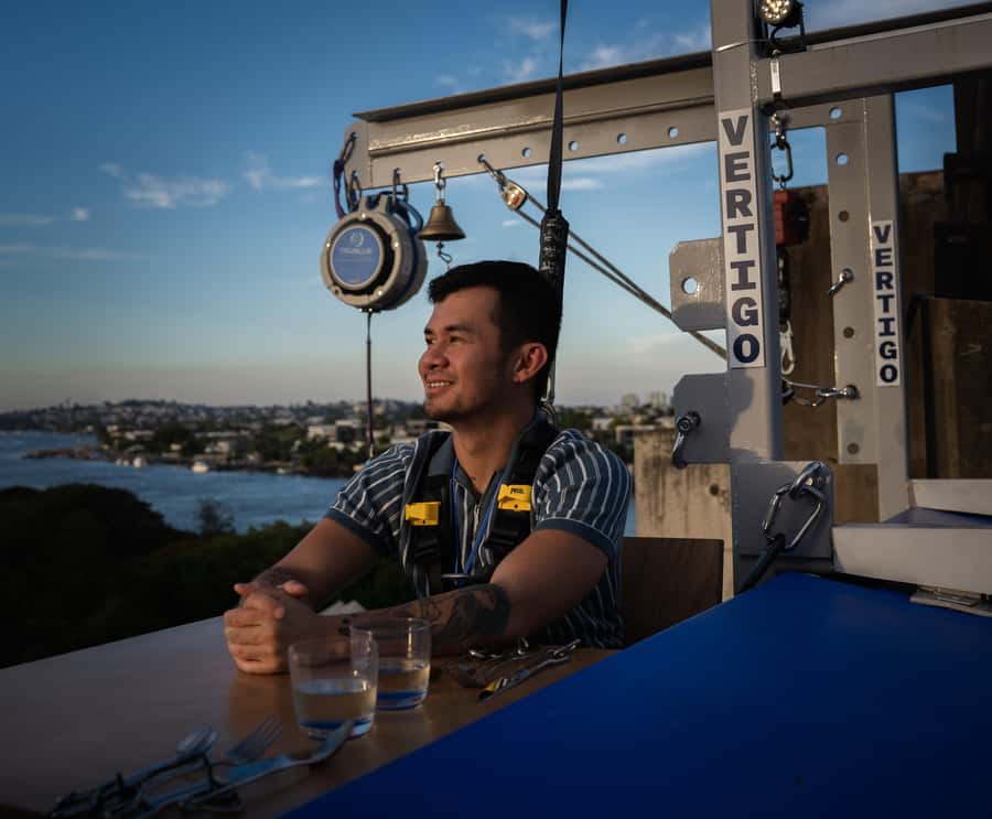 Brisbane: Vertigo Experience – Sunset bites - The 17m dropline finale: thrills with a built-in exit ramp