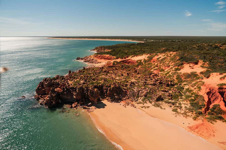 Broome: Edgar Ranges, Eco Beach & Lunch Helicopter tour - Broome to the Edgar Ranges: that landing view you can’t fake