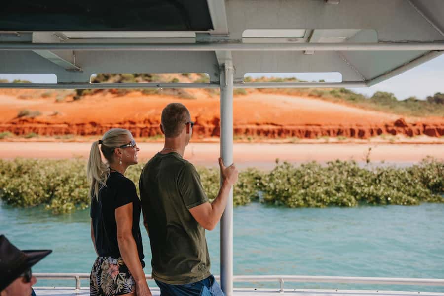 BROOME: SCENIC & PREHISTORIC CRUISE- Wine & Gourmet Platters - Dampier Creek: where the wine-and-platters part makes sense