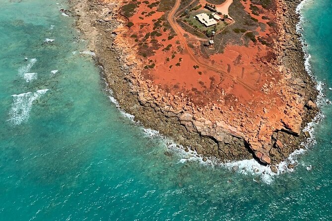Broome's Creeks & Coast: 45-Minute Scenic Helicopter Flight - Cable Beach from above: 22 km of sand and marine-life odds