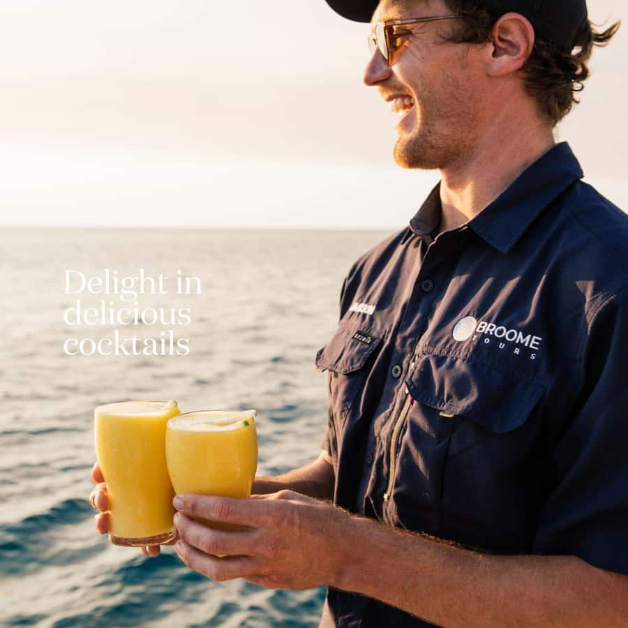 Broome's Iconic Catamaran Sunset Cruise - The 42ft catamaran on the water: comfort and the right kind of freedom